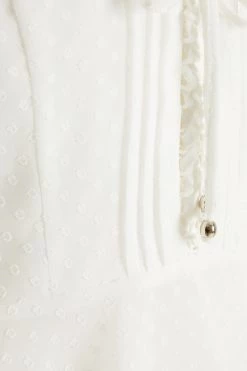 Quiz Cream Cream Crochet Peplum Top -Quiz Store Online unnamed file 582