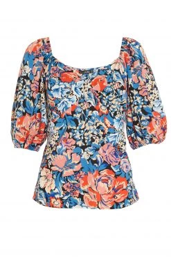 Quiz Pink Floral Knot Front Peplum Top -Quiz Store Online unnamed file 637