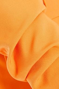 Quiz Orange Woven Shawl Collar Blazer -Quiz Store Online unnamed file 707