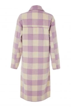 Quiz Purple Checked Oversized Shacket -Quiz Store Online unnamed file 713