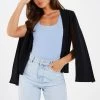 Quiz Black Split Sleeve Blazer