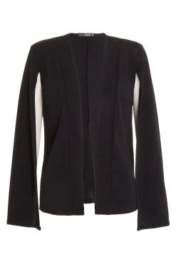 Quiz Black Split Sleeve Blazer -Quiz Store Online unnamed file 718