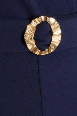 Quiz Blue Frill Sleeve Palazzo Jumpsuit -Quiz Store Online unnamed file 731