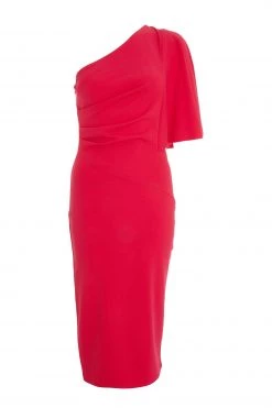 Quiz Pink One Shoulder Midi Dress -Quiz Store Online unnamed file 74