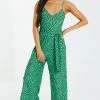 Quiz Green Strappy Animal Print Jumpsuit -Quiz Store Online unnamed file 763