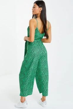 Quiz Green Strappy Animal Print Jumpsuit -Quiz Store Online unnamed file 765