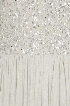 Quiz Grey Sequin Maxi Dress -Quiz Store Online unnamed file 819