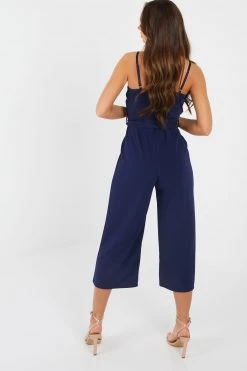 Quiz Blue Strappy Wrap Culotte Jumpsuit -Quiz Store Online unnamed file 835