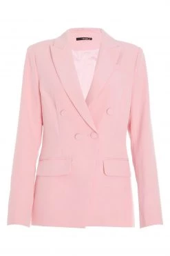 Quiz Pink Double Brested Tailored Blazer -Quiz Store Online unnamed file 913
