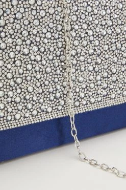 Quiz Blue Shimmer Diamante Bag -Quiz Store Online unnamed file 926