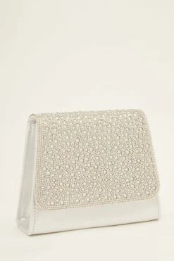 Quiz Blue Shimmer Diamante Bag -Quiz Store Online unnamed file 928