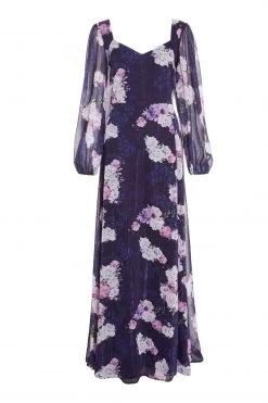 Quiz Blue Floral Maxi Dress -Quiz Store Online unnamed file 93