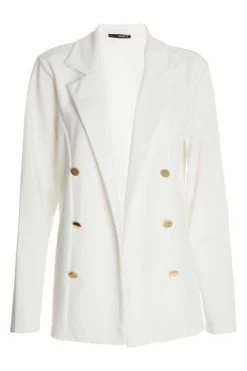 Quiz Cream Double Breasted Blazer -Quiz Store Online unnamed file 961