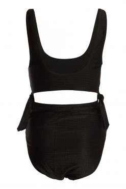 Quiz Black Textured Cut Out Swimsuit -Quiz Store Online unnamed file 966