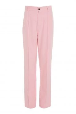 Quiz Pink Straight Leg Tailored Trousers -Quiz Store Online unnamed file 990