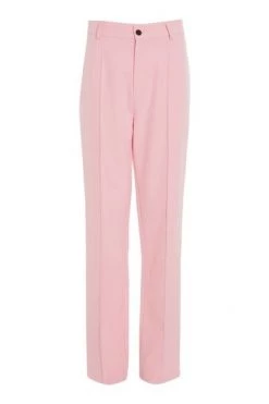 Quiz Pink Straight Leg Tailored Trousers -Quiz Store Online unnamed file 992