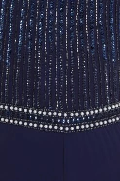 Quiz Blue Embellished Chiffon Long Jumpsuit -Quiz Store Online unnamed file 997